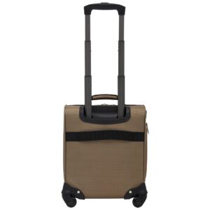 Wrangler 15" Underseat Spinner Carry-On Luggage, Mocha