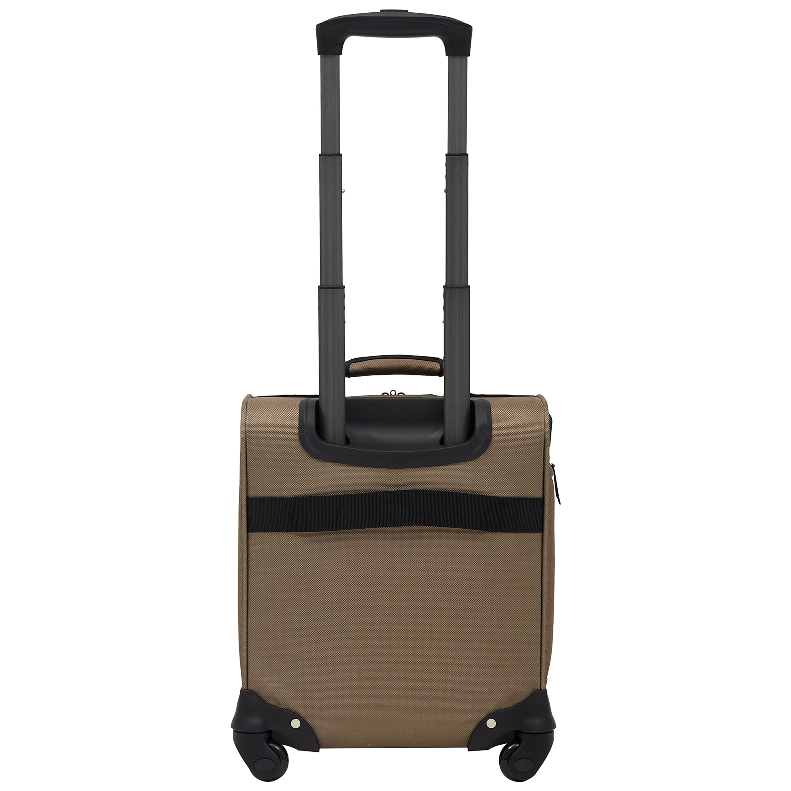 Wrangler 15" Underseat Spinner Carry-On Luggage, Mocha