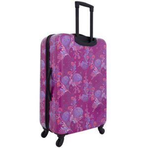 Travelers Club Bella Caronia 20" Carry-On Voguish Luggage, Style Flora, 3 Piece Set