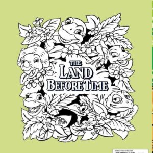 The Land Before Time Coloring Book: Coloring Book for Kids Ages 2-13 With Easy and Fun Coloring Pages Paperback