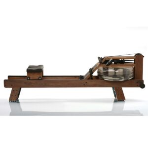 waterrower walnut rowing machine with s4 monitor | usa made | original handcrafted erg machine for home use & gym | best warranty