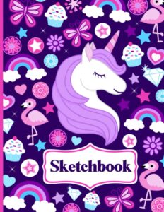 sketchbook: large sketch pad for kids with blank paper for drawing