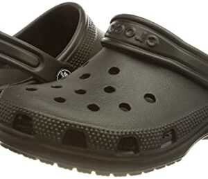 Crocs Kids' Classic Clog , Black/Black, 5 Big Kid