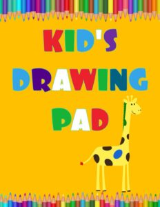 kid's drawing pad a4: drawing paper for children | thick paper – large format sketch book for kids 210 x 297mm