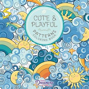 cute and playful patterns coloring book: for kids ages 6-8, 9-12 (coloring books for kids)