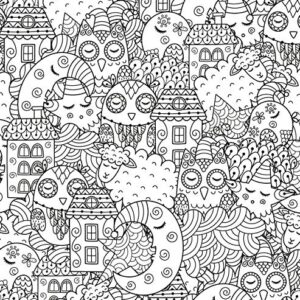 Cute and Playful Patterns Coloring Book: For Kids Ages 6-8, 9-12 (Coloring Books for Kids)