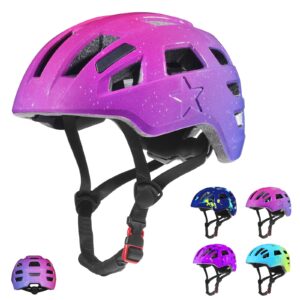 Zacro Kids Bike Helmet for Boys and Girls - from Toddler to Youth Ages 2-5/5-8/8-14 Years Old, Adjustable Multi-Sport Bicycle Skateboard Roller Skating Scooter Balance Bike Helmets for Children Safety