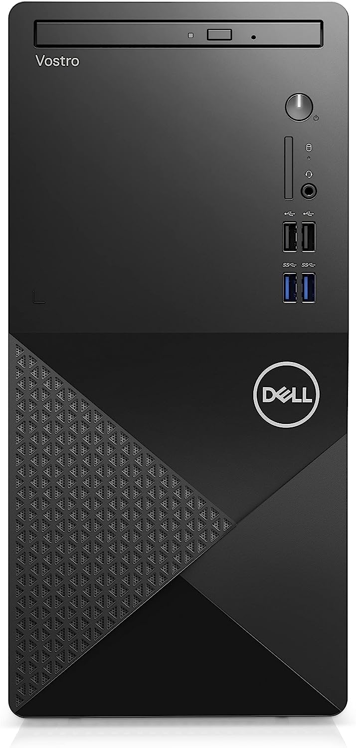 Dell Vostro 3910 Desktop Computer, 12th Gen Intel Core i5-12400 Processor, 32GB DDR4 RAM, 256GB PCIe SSD + 1TB HDD, Intel UHD Graphics 730, WiFi 6, DVD-RW, Display Port, HDMI, Windows 11 Pro