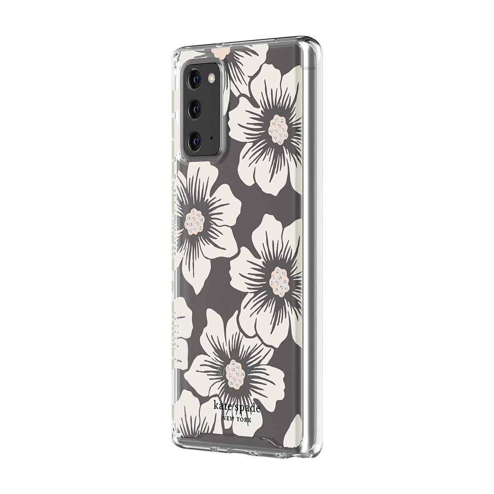 kate spade new york Protective Hardshell Case for Samsung Note 20 & Samsung Note 20 5G - Hollyhock Floral Clear