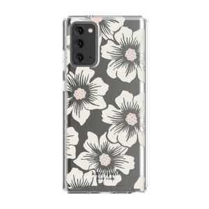 kate spade new york Protective Hardshell Case for Samsung Note 20 & Samsung Note 20 5G - Hollyhock Floral Clear