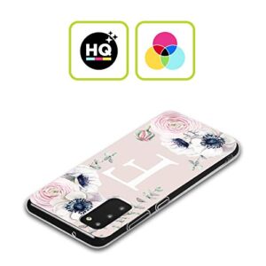 Head Case Designs Officially Licensed Nature Magick Letter F Floral Monogram Pink Flowers Soft Gel Case Compatible with Galaxy Note20 Ultra / 5G