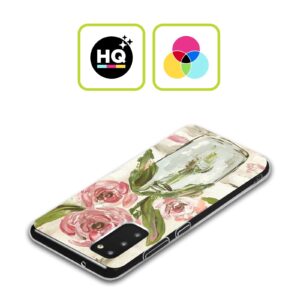 Head Case Designs Officially Licensed Haley Bush Pink Vase Floral Painting Soft Gel Case Compatible with Galaxy Note20 Ultra / 5G