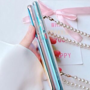 Pearl Crossbody Lanyard Chain Phone Case for Samsung Galaxy S22 S21 Ultra Plus S20 FE Case A52 A72 A71 A51 Back Cover,Pink,for note20