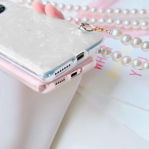 Pearl Crossbody Lanyard Chain Phone Case for Samsung Galaxy S22 S21 Ultra Plus S20 FE Case A52 A72 A71 A51 Back Cover,Pink,for note20