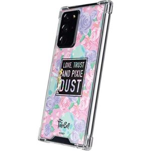 Skinit Clear Phone Case Compatible with Galaxy Note20 Ultra 5G - Officially Licensed Disney Tinker Bell Love Trust and Pixie Dust Design