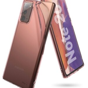 Ringke Air Compatible with Galaxy Note 20 Case 5G, Thin Flexible Shockproof TPU Phone Case - Rose Bronze