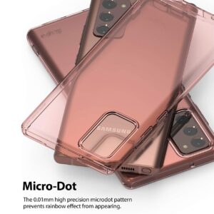 Ringke Air Compatible with Galaxy Note 20 Case 5G, Thin Flexible Shockproof TPU Phone Case - Rose Bronze