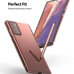 Ringke Air Compatible with Galaxy Note 20 Case 5G, Thin Flexible Shockproof TPU Phone Case - Rose Bronze