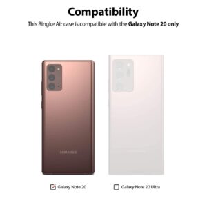 Ringke Air Compatible with Galaxy Note 20 Case 5G, Thin Flexible Shockproof TPU Phone Case - Rose Bronze