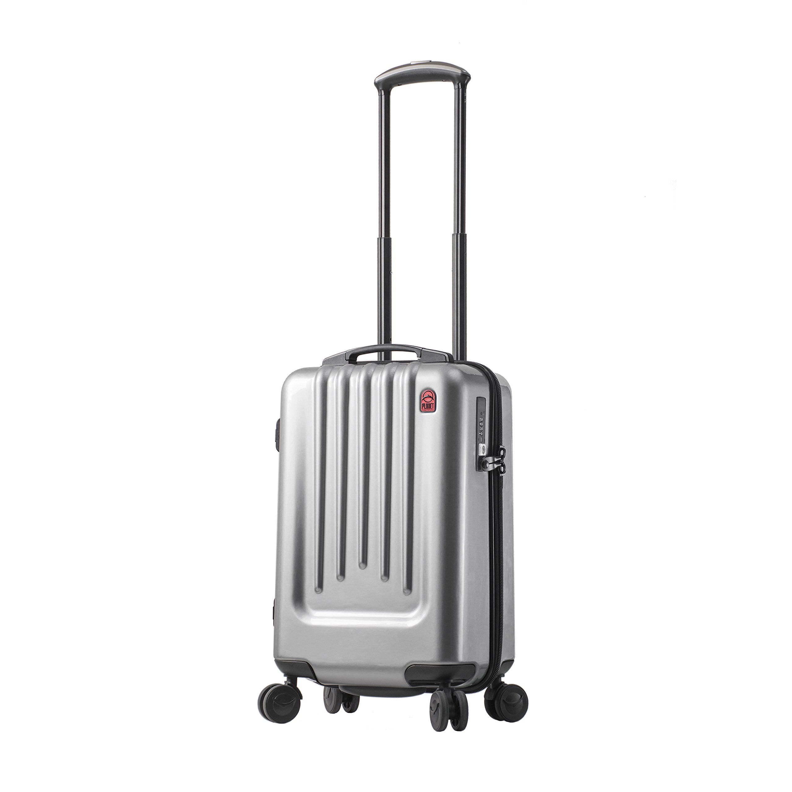 Planet Traveler USA Planet Traveler Usa Sc L - Polished Silver Carry-On Luggage, Polished Silver