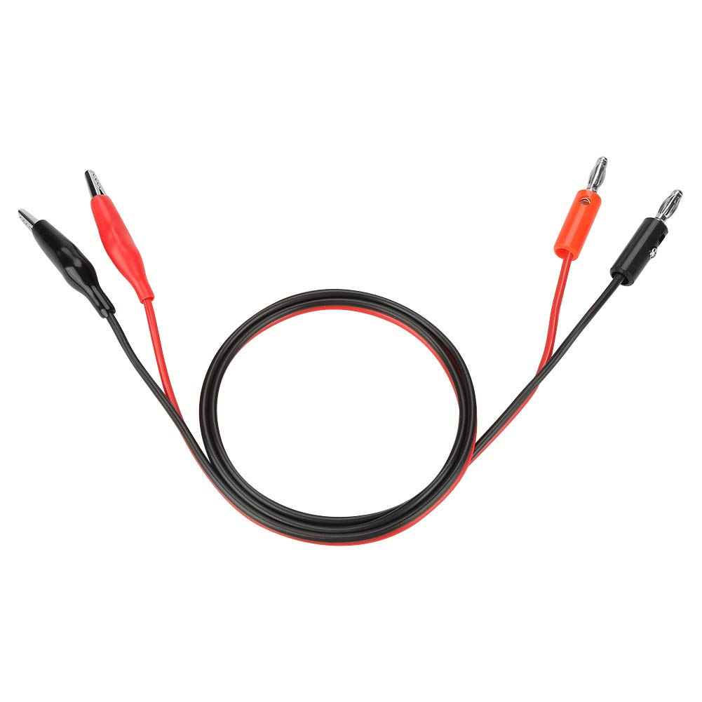 Banana Clip Test Multimeter Banana Plug Clip Test Probe Output Cable Line 30V 5A for Adjustable DC Regulated Power Test Cables Set