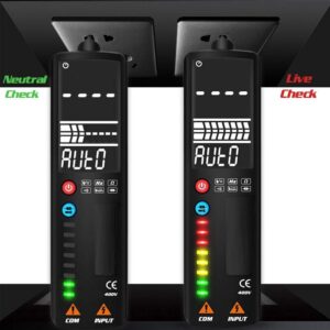 Digital Multimeter Dual Mode LCD Non Contact Voltage Detector 2000 Digits AC/DC 400V Auto Range Voltage Resistance Frequency Tester Electrical Tester Meter