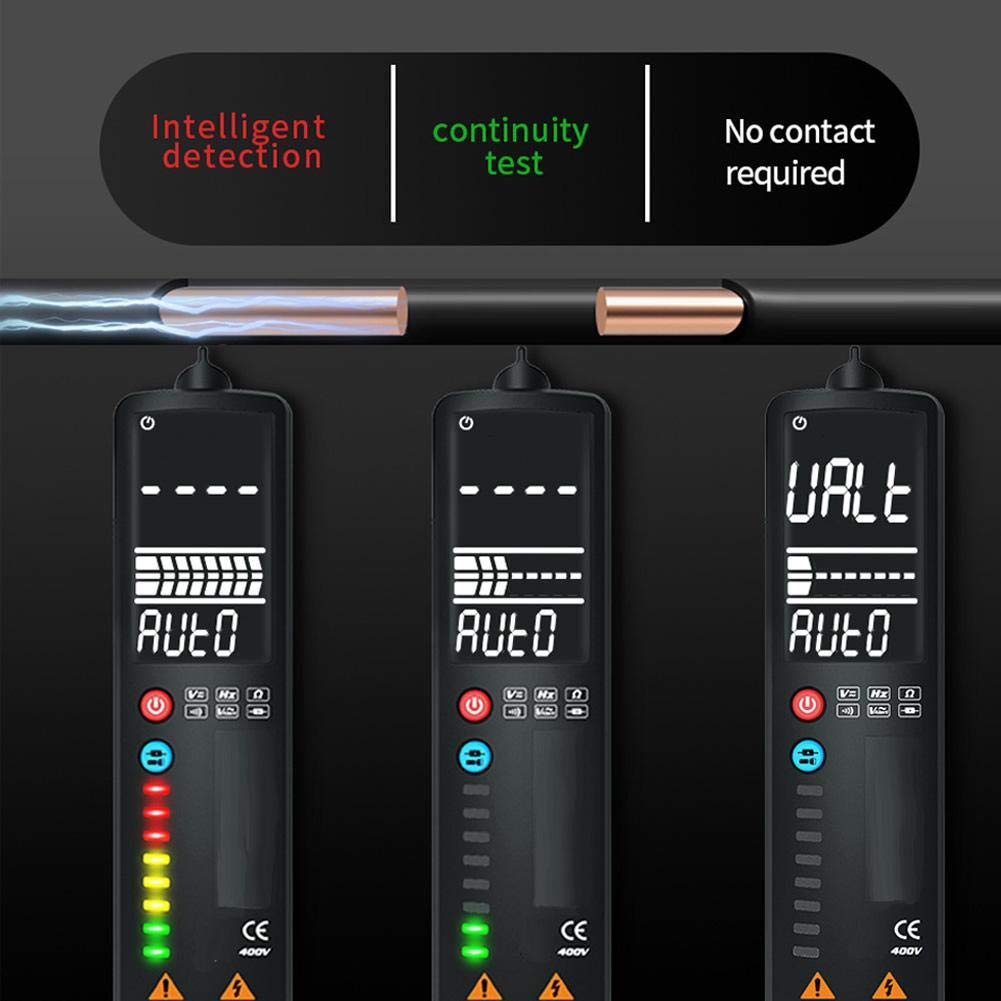 Digital Multimeter Dual Mode LCD Non Contact Voltage Detector 2000 Digits AC/DC 400V Auto Range Voltage Resistance Frequency Tester Electrical Tester Meter