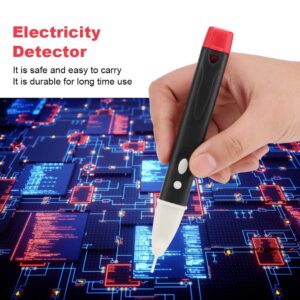 Red Test Pencil Non Electricity Measurement Voltage Tester Electricity Detector with LED Light Electricity Voltage Tester