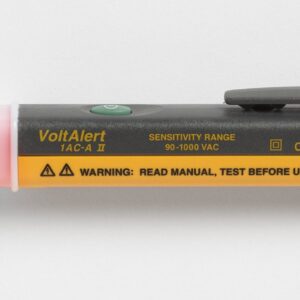 Fluke 1AC II VoltAlert Non-Contact Voltage Tester, Pocket-Sized, 90-1000V AC, Audible Beeper, 2 Year Warranty, CAT IV Rating