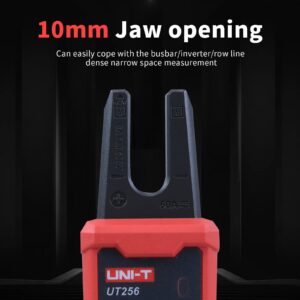 UNI-T AC/DC Open Jaw fork meter 60A 600V auto-ranging True RMS Electrical Tester Non-Contact Voltage Meter UT256