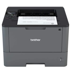 brother hl-l5000d wired monochrome single-function laser printer with parallel and usb connectivity, gray - print only - 42 ppm, 1200 x 1200 dpi, 8.5" x 14" legal, 256mb memory, auto duplex printing