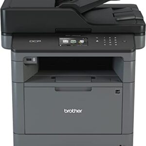 Brother Monochrome Laser Printer, Multifunction Printer and Copier, DCP-L5500DN, Flexible Network Connectivity, Duplex Printing, Mobile Printing & Scanning, Amazon Dash Replenishment Ready (Renewed)