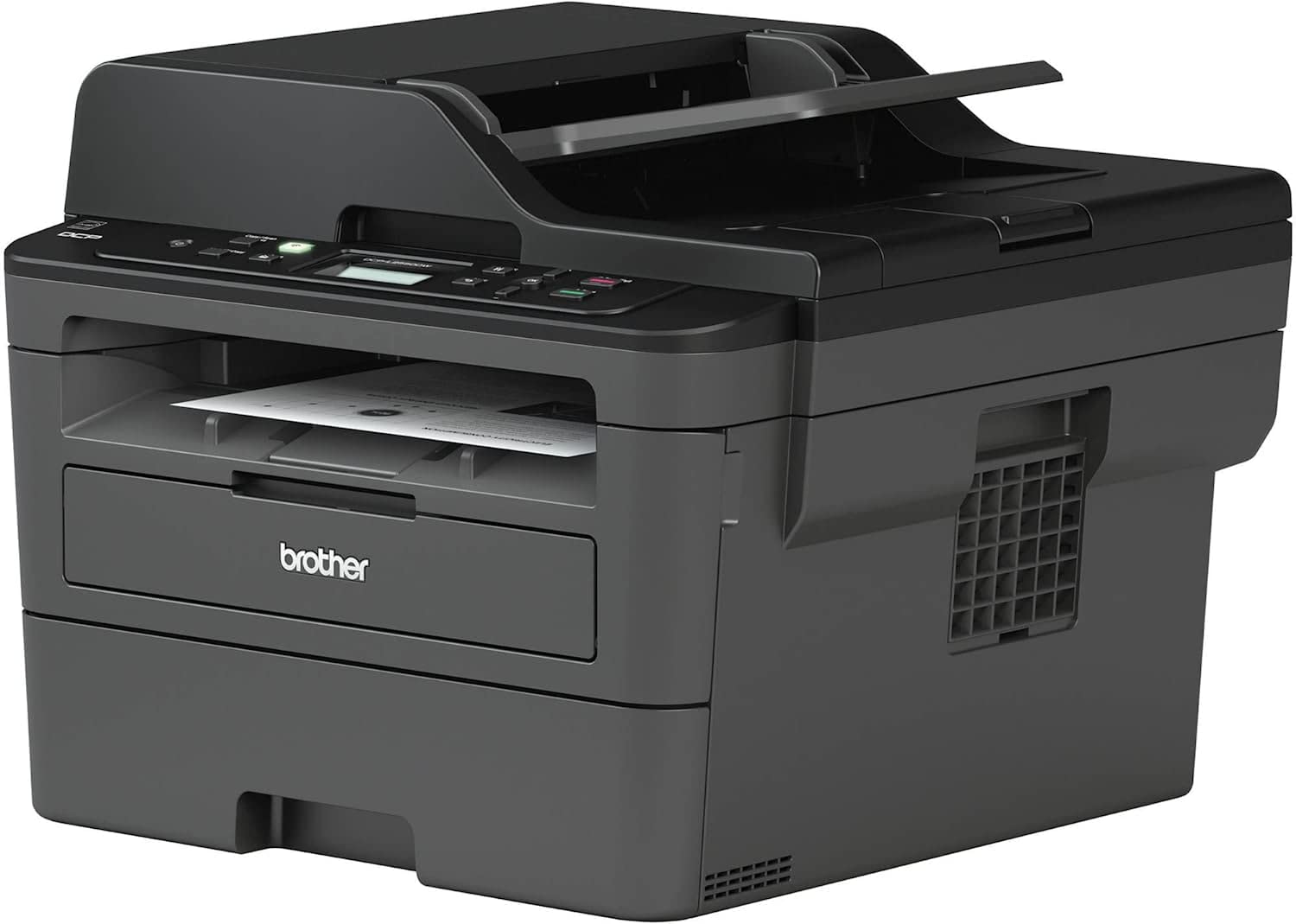 Brother DCP-L2550DW All-in-One Wireless Monochrome Laser Printer, Black - Print Scan Copy - 36 ppm, 2400 x 600 dpi, 128MB Memory, 50-Sheet ADF, Auto Duplex Printing, 250-Sheet (Renewed)