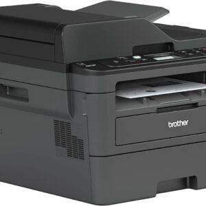 Brother DCP-L2550DW All-in-One Wireless Monochrome Laser Printer, Black - Print Scan Copy - 36 ppm, 2400 x 600 dpi, 128MB Memory, 50-Sheet ADF, Auto Duplex Printing, 250-Sheet (Renewed)