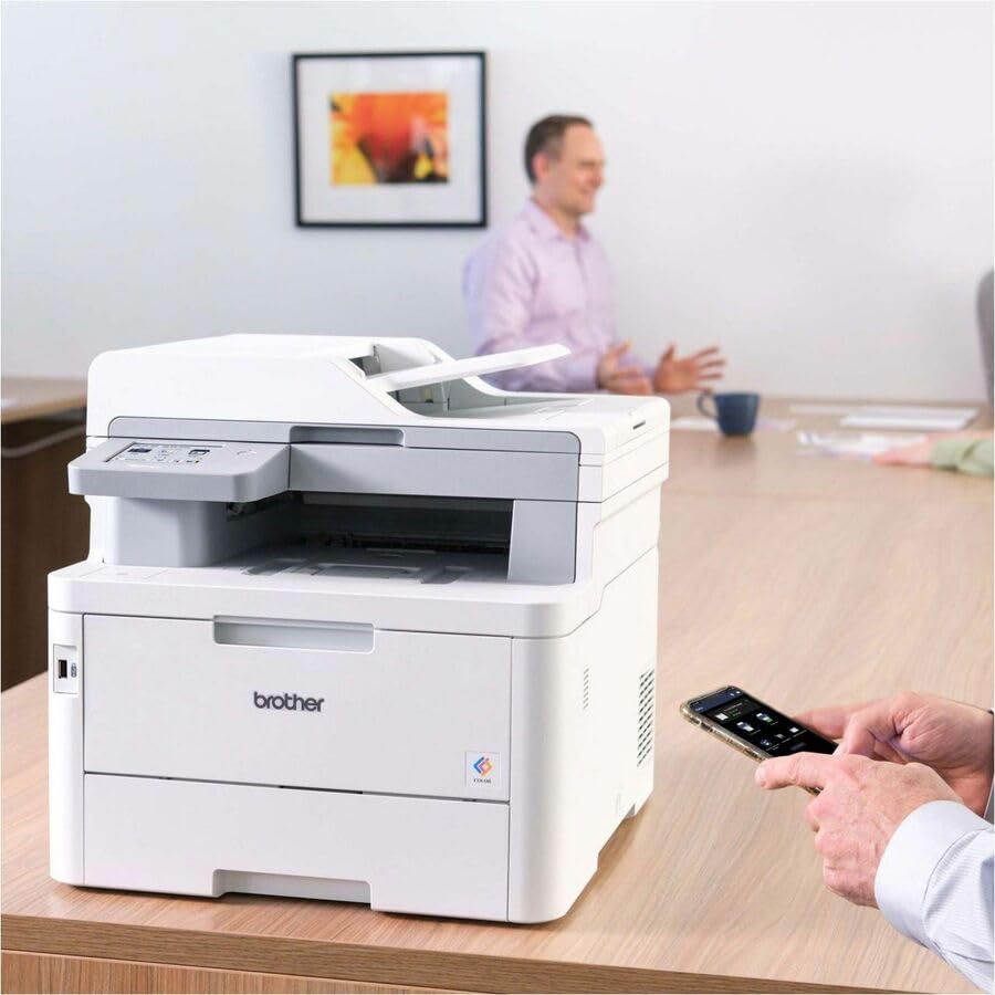 Brother Workhorse MFC-L8395CDW Digital Color All-in-One Printer with Wireless Networking and Duplex Print, Scan, and Copy