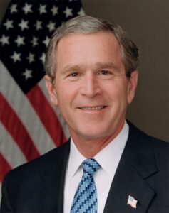 frame a patent george w. bush photograph - historical artwork from 2003 - us president portrait - (4" x 6") - semi-gloss