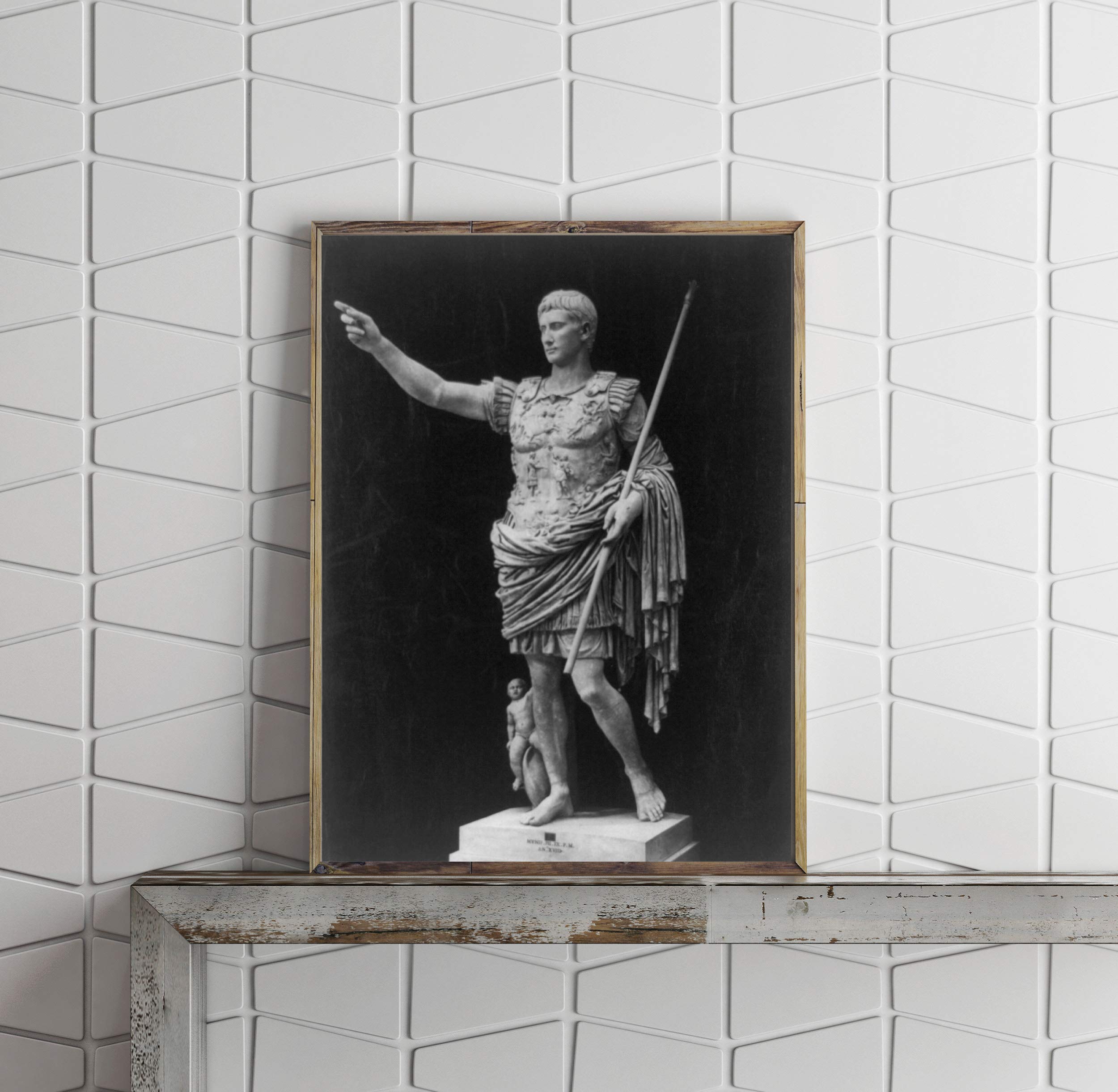 INFINITE PHOTOGRAPHS Photo: Statue,Augustus Caesar,Vatican museum,Rome,pointing,hand,Emperors,Rome,c1900