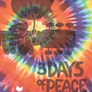 Woodstock Lined Journal Tie-Dye Logo (Quiet Fox Designs) Lined Journaling Pages with Inspiring Quotations, Memorable Photographs, and Iconic Illustrations; Celebrate Woodstock's 50th Anniversary