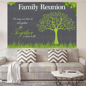 Family Reunion 6 X 4 Ft Backdrop We are Family Banner Family Tree Photo Booth Props Family Background for Housewarming Adoption Family Gathering Party Decorations