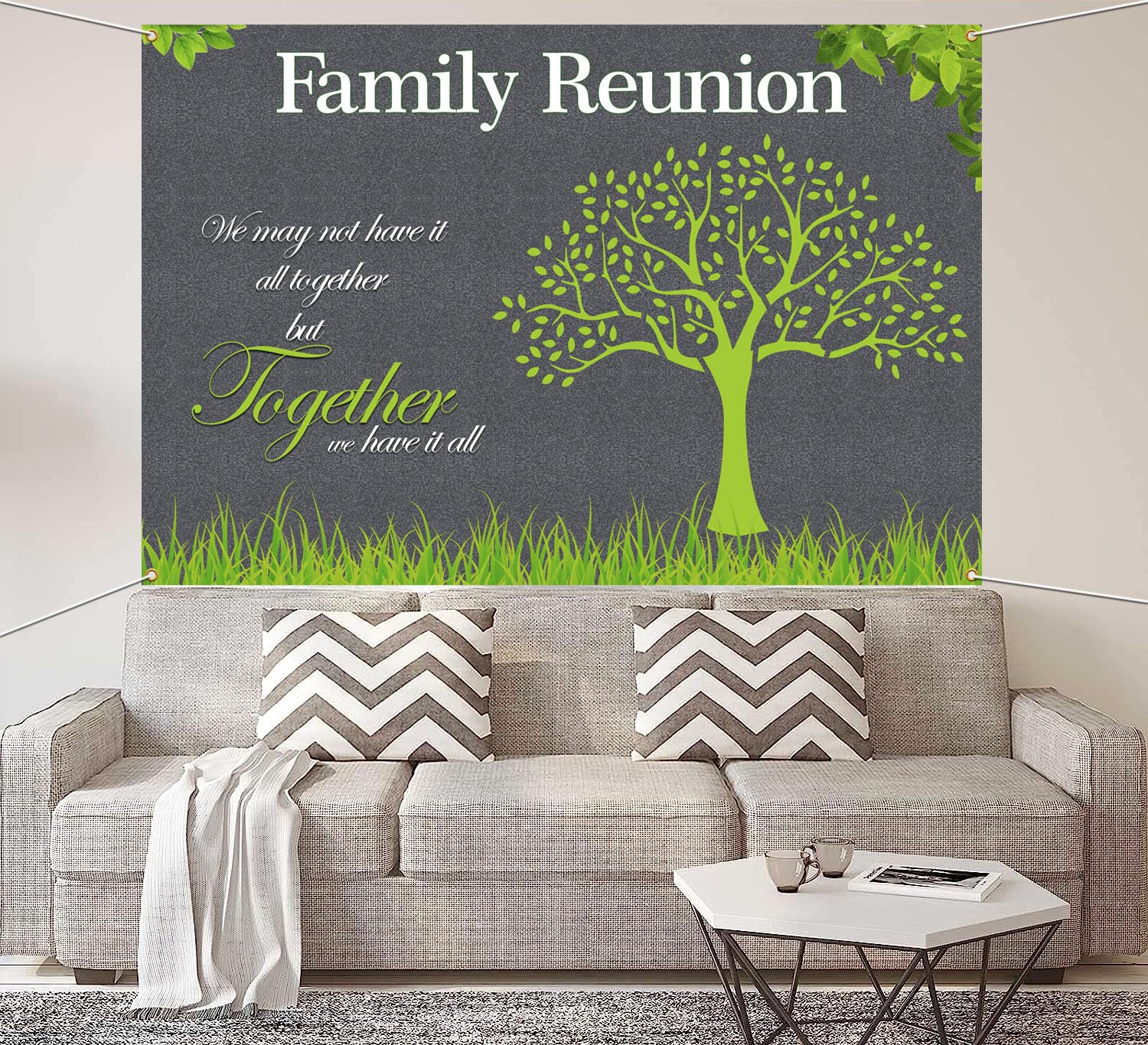 Family Reunion 6 X 4 Ft Backdrop We are Family Banner Family Tree Photo Booth Props Family Background for Housewarming Adoption Family Gathering Party Decorations