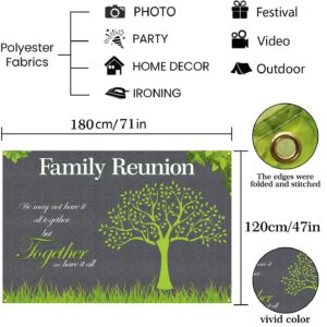 Family Reunion 6 X 4 Ft Backdrop We are Family Banner Family Tree Photo Booth Props Family Background for Housewarming Adoption Family Gathering Party Decorations