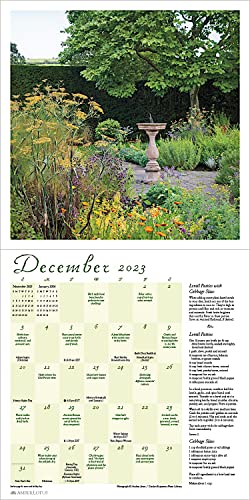 Herb Gardens 2023 Wall Calendar: Recipes & Herbal Folklore