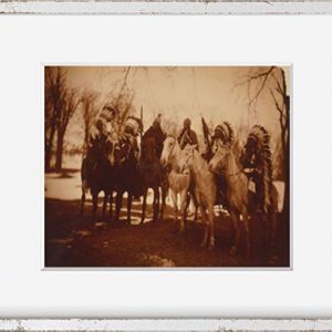 INFINITE PHOTOGRAPHS Photo: Chief,Little Plume,Buckskin Charley,Geronimo,Quanah Parker,Hllow Horn Bear,c1900