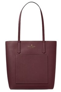 kate spade new york daily leather tote (deep berry)