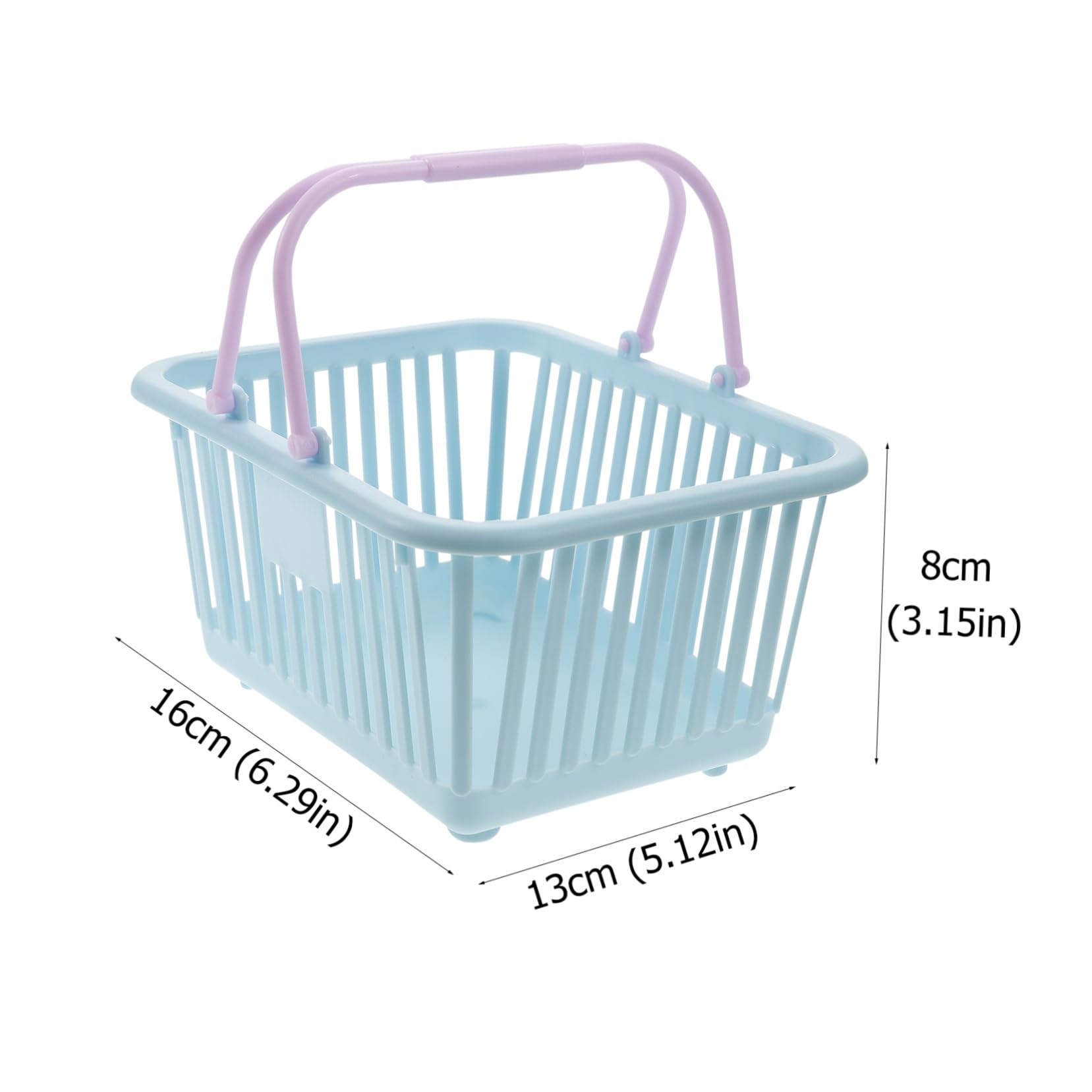 3pcs Storage Basket Beach Basket Plastic Baskets for Classroom Plastic Toy Bin Grocery Basket Garden Basket Garden Harvest Basket Small Plastic Baskets Mini Plastic Baskets