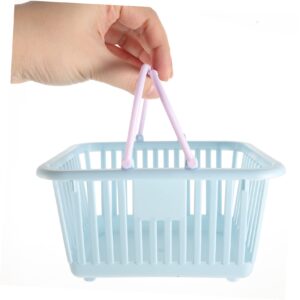 3pcs Storage Basket Beach Basket Plastic Baskets for Classroom Plastic Toy Bin Grocery Basket Garden Basket Garden Harvest Basket Small Plastic Baskets Mini Plastic Baskets