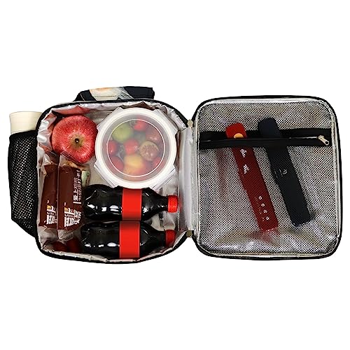 Insulated Lunch Box for Women Men Robin Birds and Berries Rowan Reusable Cooler Lunch Tote Bags Leakproof Lunchbox for Office Work Picnic