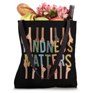 Kindness Matters Anti-Bullying Diversity Inclusion Tote Bag