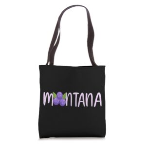 montana huckleberry flathead valley berries picker baking tote bag