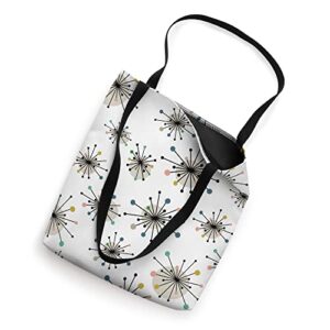 Atomic Starburst Retro Mid Century Modern Stars Pattern Tote Bag